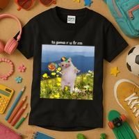 Silly Dog With Lollipop Meme Gen Z Brainrot Slang Meme Kids T-Shirt thumb 3