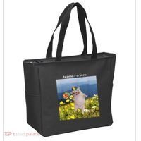 Silly Dog With Lollipop Meme Gen Z Brainrot Slang Meme Tote Bag thumb 2