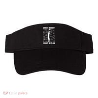 Setter Don't Worry I Have A Plan Volleyball School Visor thumb 0