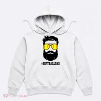 Softball Dad With Beard And Cool Sunglasses Cute Gift Hoodie thumb 0
