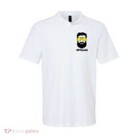 Softball Dad With Beard And Cool Sunglasses Cute Gift Polo thumb 0