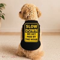 Slow Down We Get Paid By The Hour Funny Laborers Labor Day Doggie Tank thumb 2