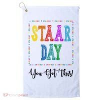 Staar Day You Got This Testing Teacher Motivational Golf Towel thumb 0