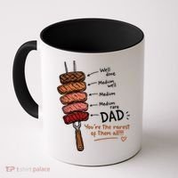 Steak Dad You're The Rarest Of Them All Coffee Mug thumb 0