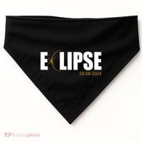 Solar Eclipse 04.08.24 USA-Made Doggie Bandana thumb 0