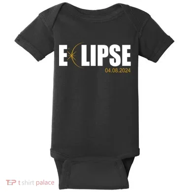 Solar Eclipse 04.08.24 Baby Bodysuit