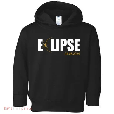 Solar Eclipse 04.08.24 Toddler Hoodie