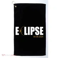 Solar Eclipse 04.08.24 Golf Towel thumb 0
