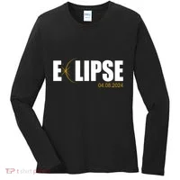 Solar Eclipse 04.08.24 Women's Long Sleeve Shirt thumb 0