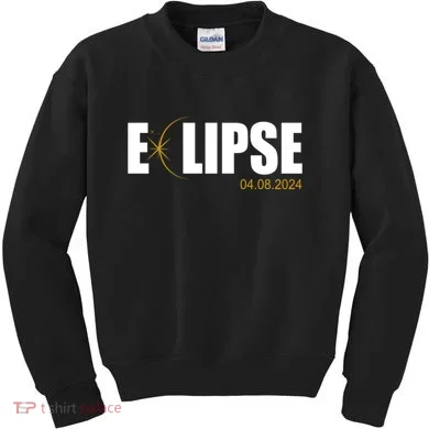 Solar Eclipse 04.08.24 Kids Sweatshirt