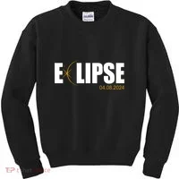 Solar Eclipse 04.08.24 Kids Sweatshirt thumb 0