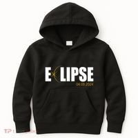 Solar Eclipse 04.08.24 Kids Hoodie thumb 0