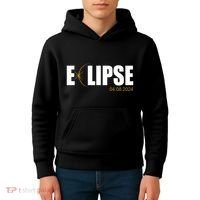 Solar Eclipse 04.08.24 Kids Hoodie thumb 4