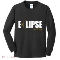 Solar Eclipse 04.08.24 Kids Long Sleeve Shirt thumb 0