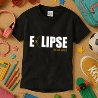 Solar Eclipse 04.08.24 Kids T-Shirt thumb 3