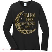 Salem Est 1692 They Missed One Women's Long Sleeve Shirt thumb 0