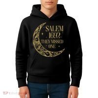 Salem Est 1692 They Missed One Kids Hoodie thumb 4