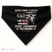 Screaming Eagle 101st Airborne Division Veteran Sky Soldier USA-Made Doggie Bandana thumb 0