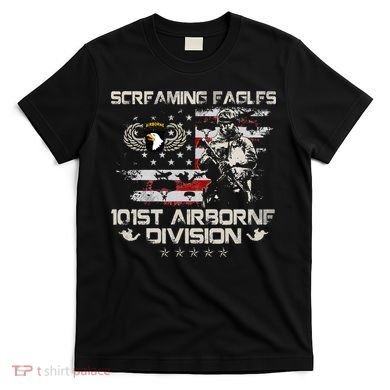 Screaming Eagle 101st Airborne Division Veteran Sky Soldier T-Shirt