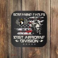 Screaming Eagle 101st Airborne Division Veteran Sky Soldier Coaster thumb 0