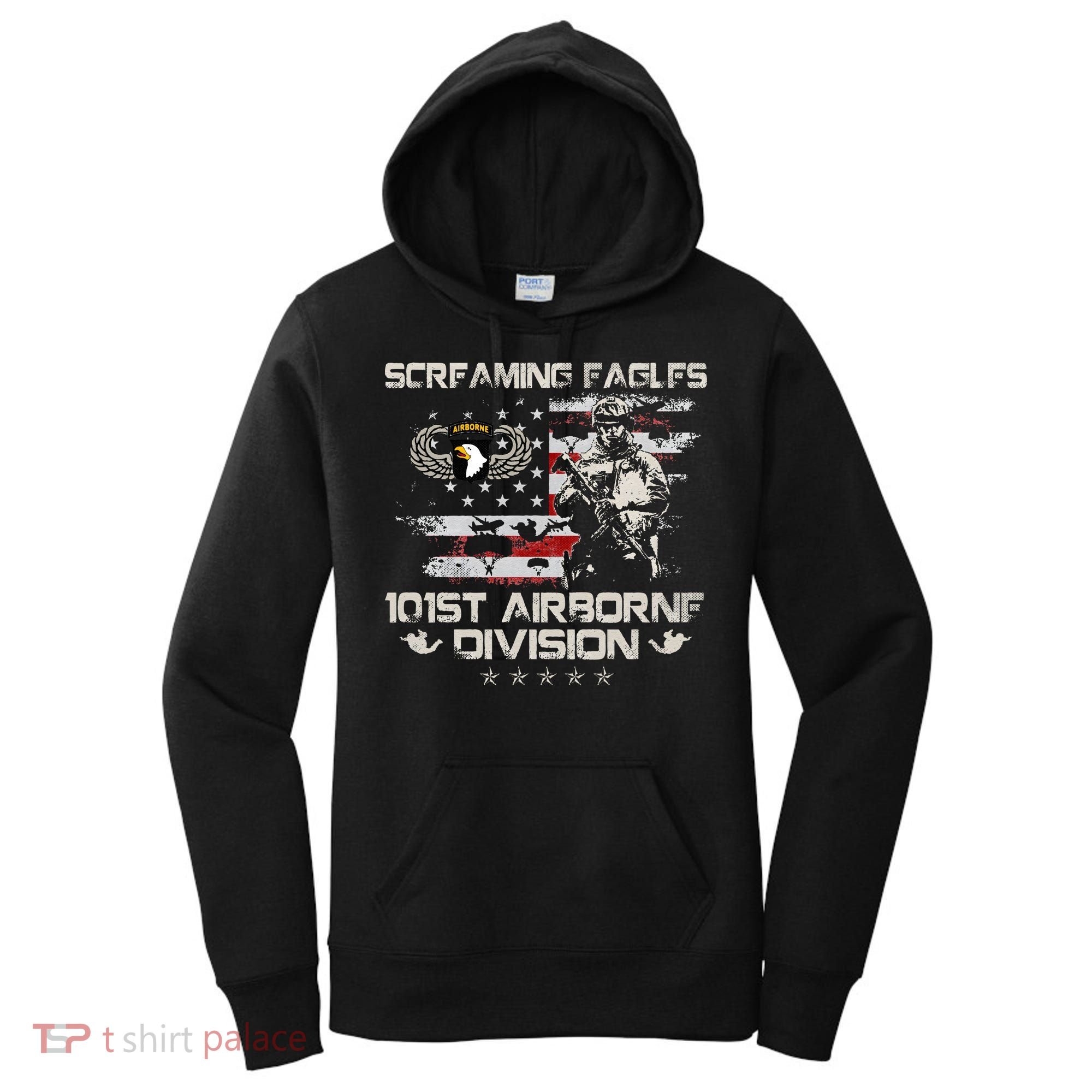 Screaming Eagle 101st Airborne Division Veteran Sky Soldier Women's Hoodie
