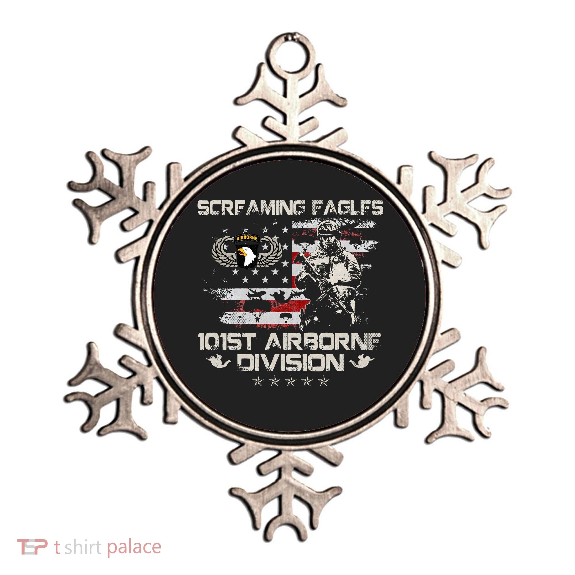 Screaming Eagle 101st Airborne Division Veteran Sky Soldier Ornament