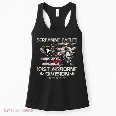 Screaming Eagle 101st Airborne Division Veteran Sky Soldier Women's Tank Top