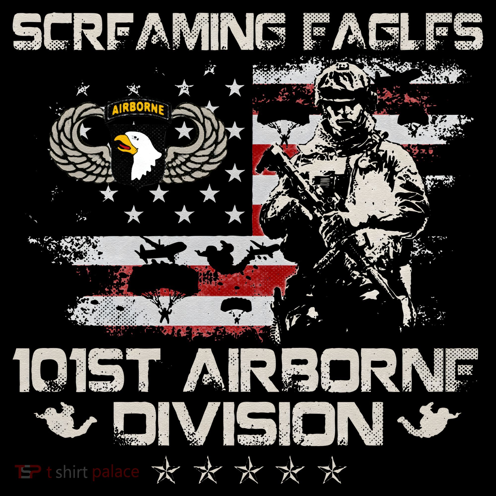 Screaming Eagle 101st Airborne Division Veteran Sky Soldier Women's Tank Top