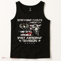 Screaming Eagle 101st Airborne Division Veteran Sky Soldier Tank Top thumb 2