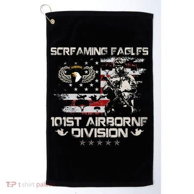 Screaming Eagle 101st Airborne Division Veteran Sky Soldier Golf Towel