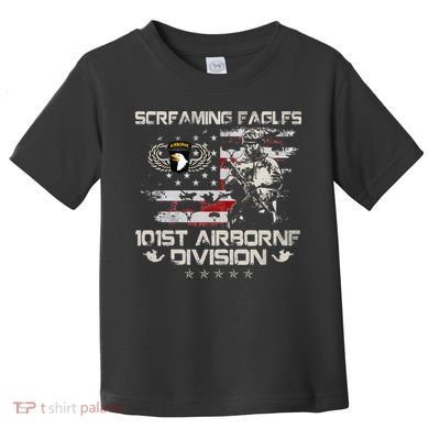 Screaming Eagle 101st Airborne Division Veteran Sky Soldier Toddler T-Shirt