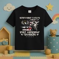 Screaming Eagle 101st Airborne Division Veteran Sky Soldier Toddler T-Shirt thumb 3