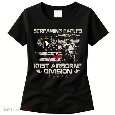 Screaming Eagle 101st Airborne Division Veteran Sky Soldier Women's T-Shirt