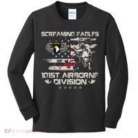Screaming Eagle 101st Airborne Division Veteran Sky Soldier Kids Long Sleeve Shirt thumb 0