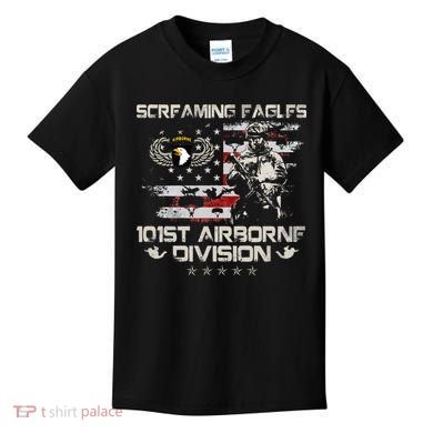 Screaming Eagle 101st Airborne Division Veteran Sky Soldier Kids T-Shirt