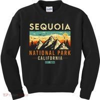 Sequoia Est. 1890 Retro California National Park Kids Sweatshirt thumb 0
