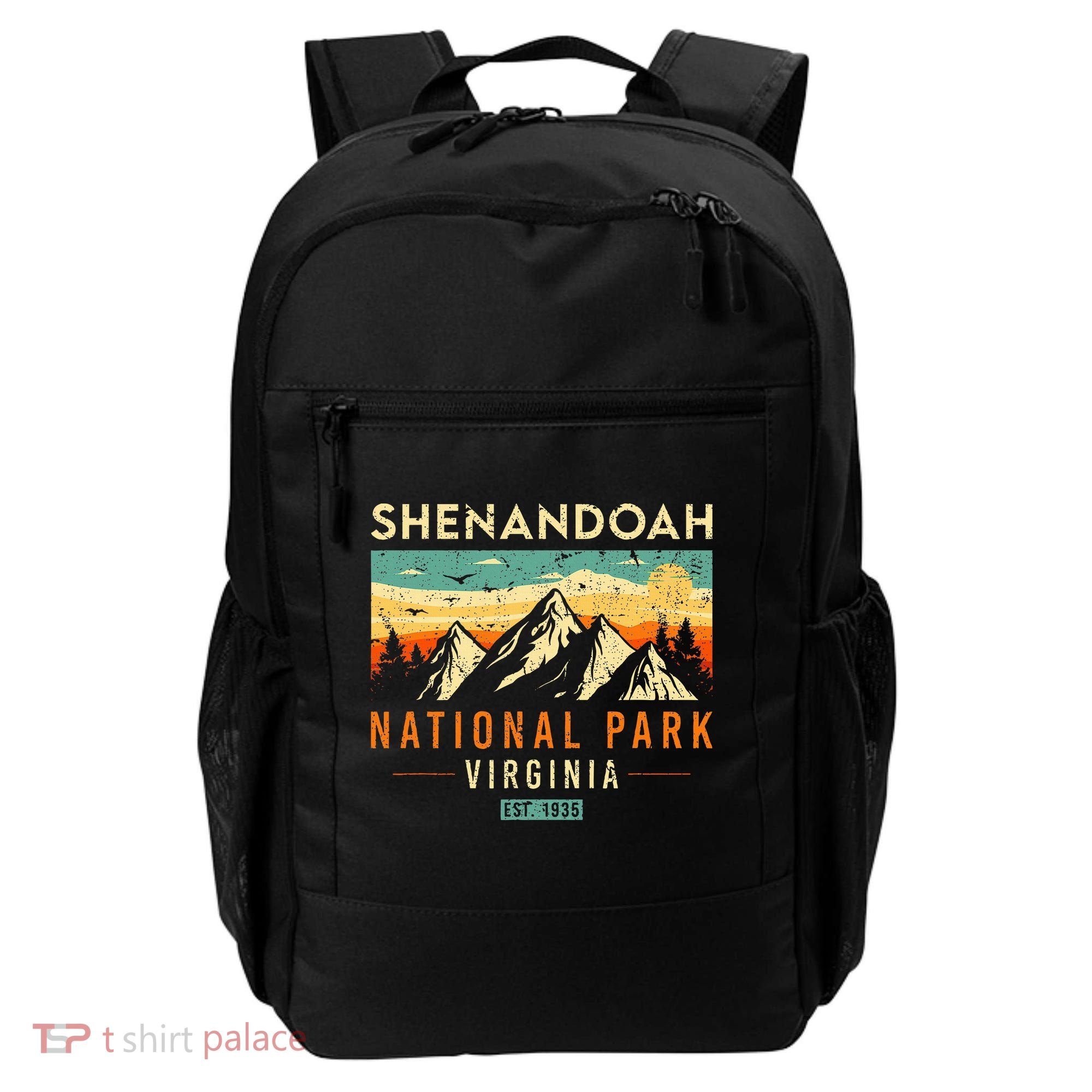 Shenandoah Est. 1935 Retro Virginia National Park Backpack