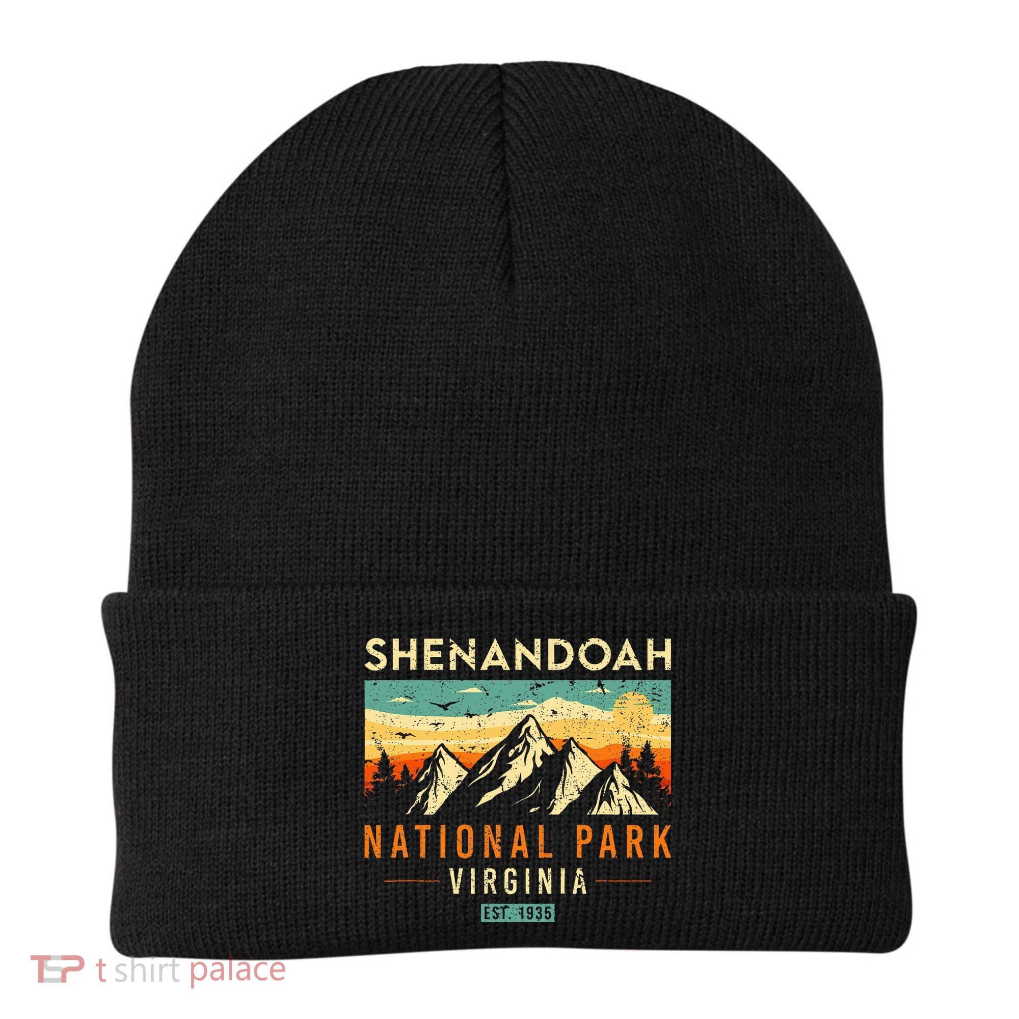 Shenandoah Est. 1935 Retro Virginia National Park Beanie