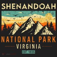 Shenandoah Est. 1935 Retro Virginia National Park Beanie thumb 2