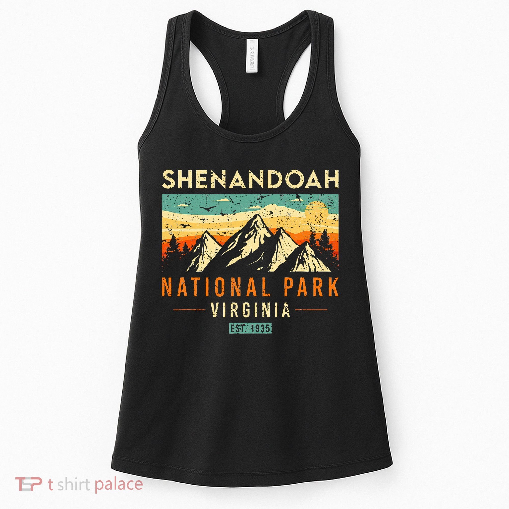 Shenandoah Est. 1935 Retro Virginia National Park Women's Tank Top