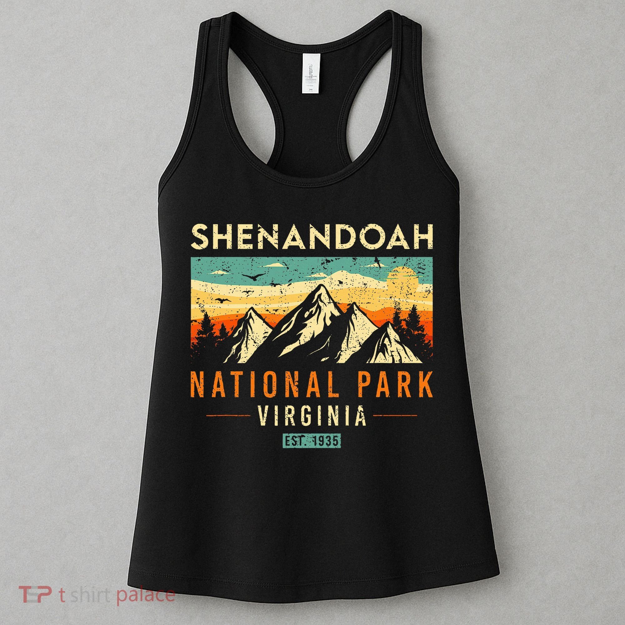 Shenandoah Est. 1935 Retro Virginia National Park Women's Tank Top