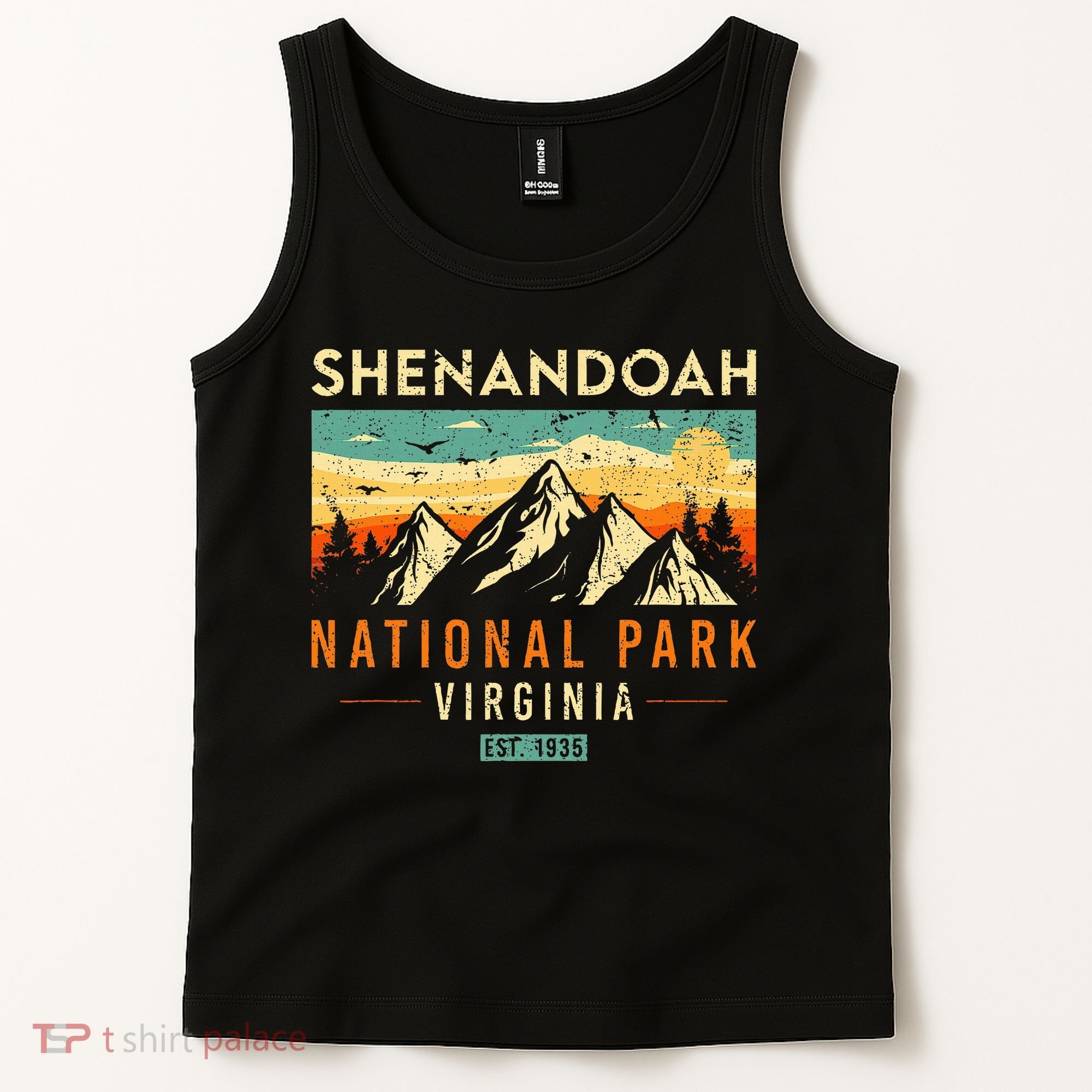 Shenandoah Est. 1935 Retro Virginia National Park Tank Top