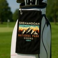 Shenandoah Est. 1935 Retro Virginia National Park Golf Towel thumb 2