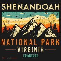 Shenandoah Est. 1935 Retro Virginia National Park Visor thumb 3