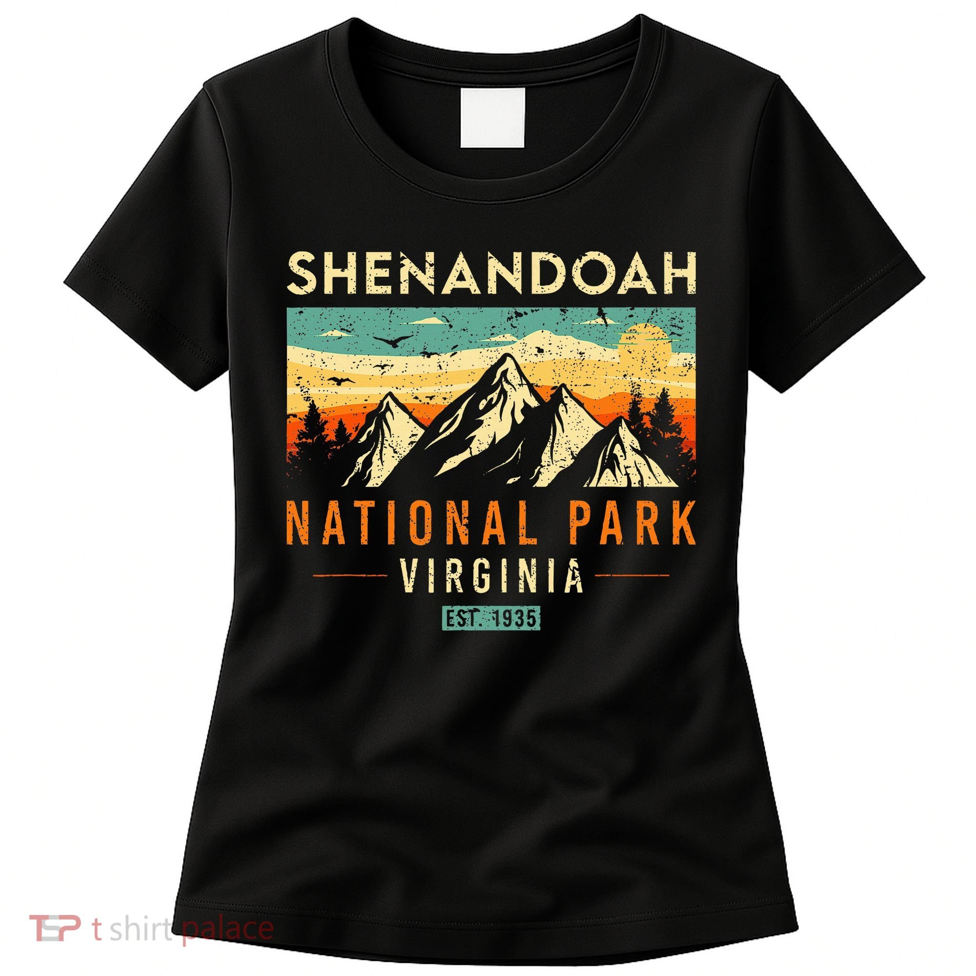 Shenandoah Est. 1935 Retro Virginia National Park Women's T-Shirt