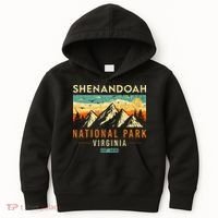 Shenandoah Est. 1935 Retro Virginia National Park Kids Hoodie thumb 0