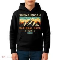 Shenandoah Est. 1935 Retro Virginia National Park Kids Hoodie thumb 4