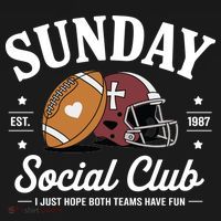 Sunday Est 1987 Social Club I Just Hope Both Teams Have Fun Coaster thumb 2