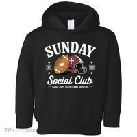 Sunday Est 1987 Social Club I Just Hope Both Teams Have Fun Toddler Hoodie thumb 0
