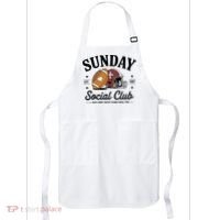 Sunday Est 1987 Social Club I Just Hope Both Teams Have Fun Apron thumb 0